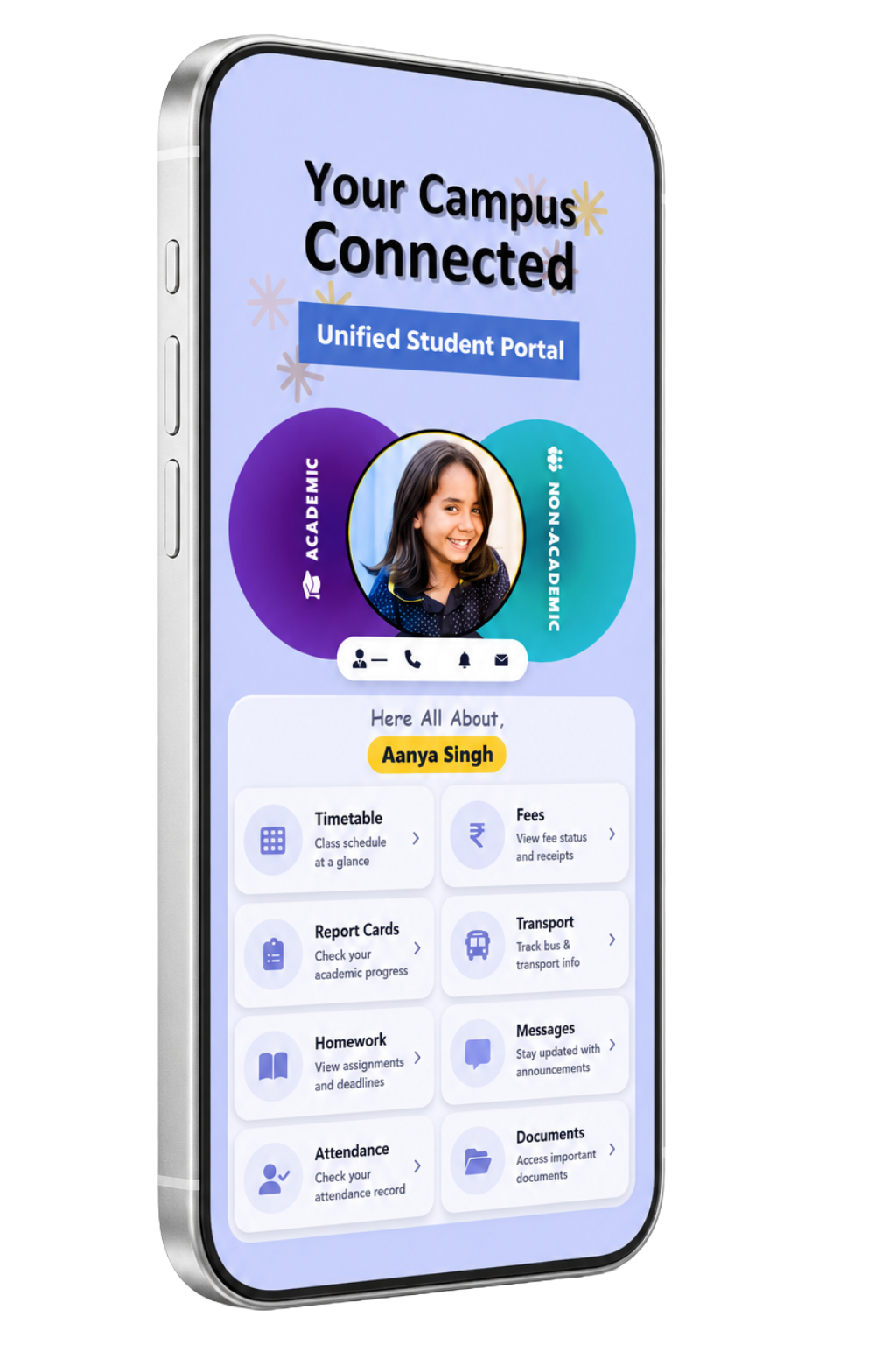 School App screen 1